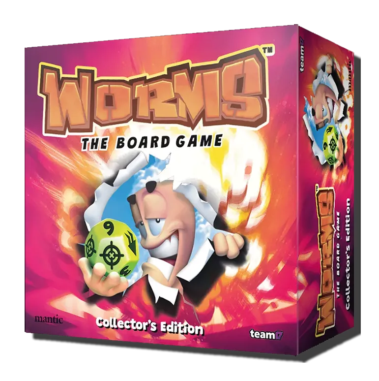 Mayhem Edition Worms the board game